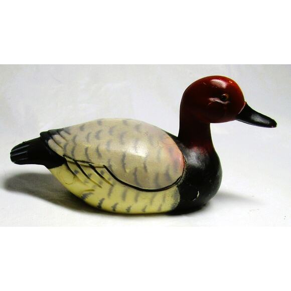 Ceramic Mallard Duck Figurine 3 Inches Matte Finish Vintage 1984 Hong Kong - Picture 2 of 5